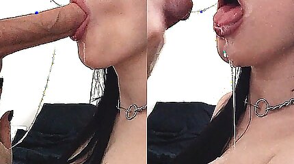 18 летняя жадно сосёт елду